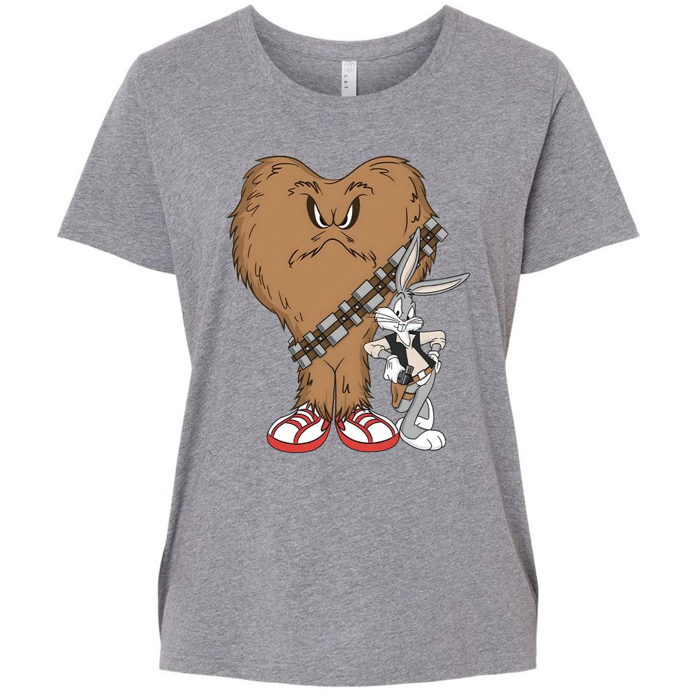 Ladies Curvy Jersey - 6DFKAEZL - Granite Heather - 9