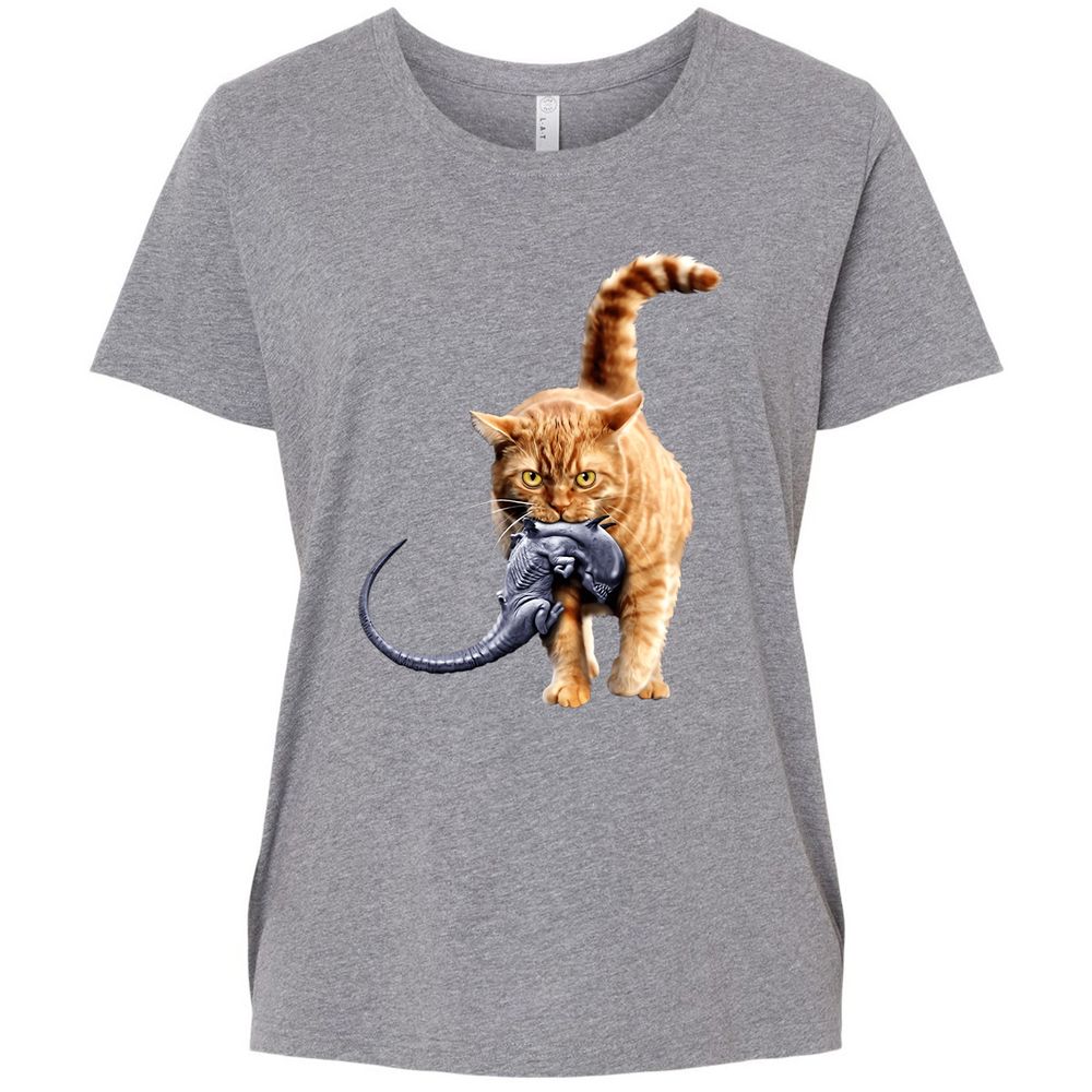 Ladies Curvy Jersey - TZC6UC8W - Granite Heather - 9