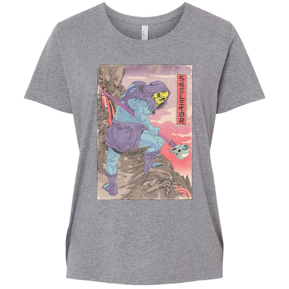 Ladies Curvy Jersey - HAHKKC2Y - Granite Heather - 9