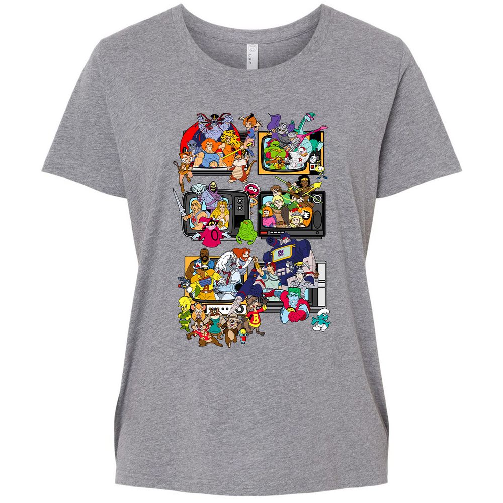 Ladies Curvy Jersey - 6A4FBN7Q - Granite Heather - 9