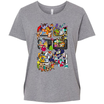 Ladies Curvy Jersey - 6A4FBN7Q - Granite Heather - 9