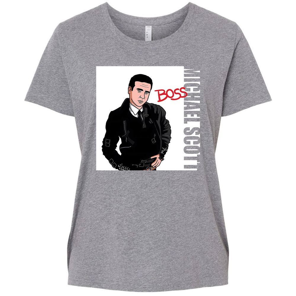 Ladies Curvy Jersey - QMVW9XWW - Granite Heather - 9