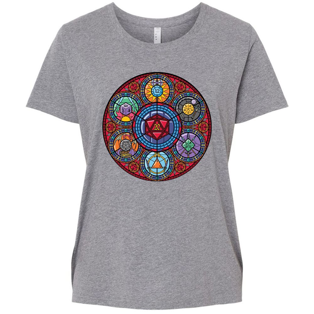 Ladies Curvy Jersey - A22KVZLT - Granite Heather - 9