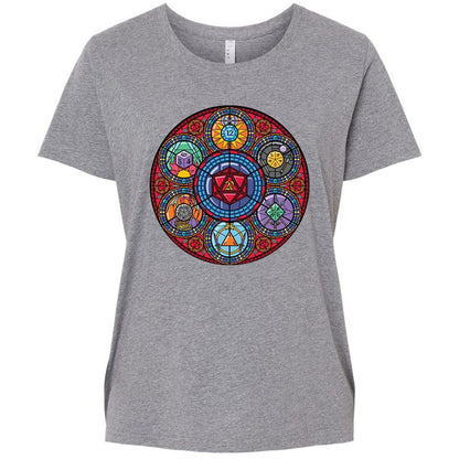 Ladies Curvy Jersey - A22KVZLT - Granite Heather - 9