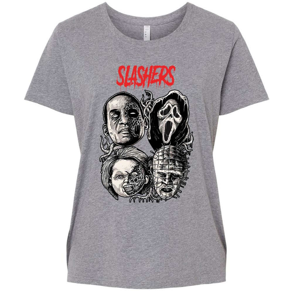 Ladies Curvy Jersey - WFW6PWX9 - Granite Heather - 9