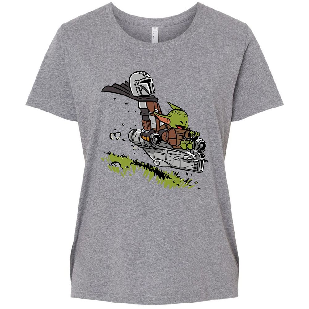 Ladies Curvy Jersey - GNPWDQ9U - Granite Heather - 9