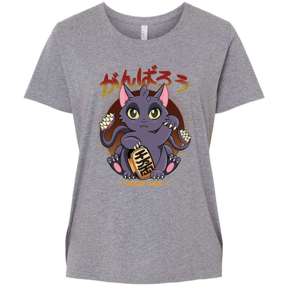 Ladies Curvy Jersey - 3UEN6UP7 - Granite Heather - 9