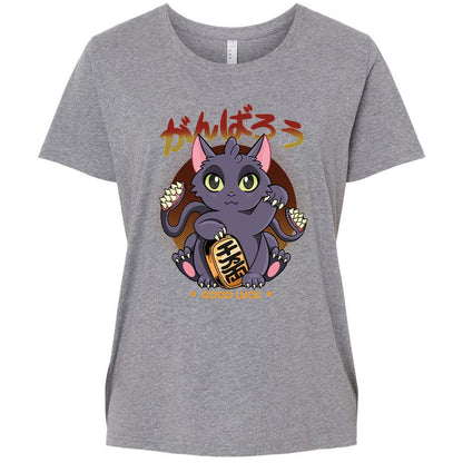 Ladies Curvy Jersey - 3UEN6UP7 - Granite Heather - 9