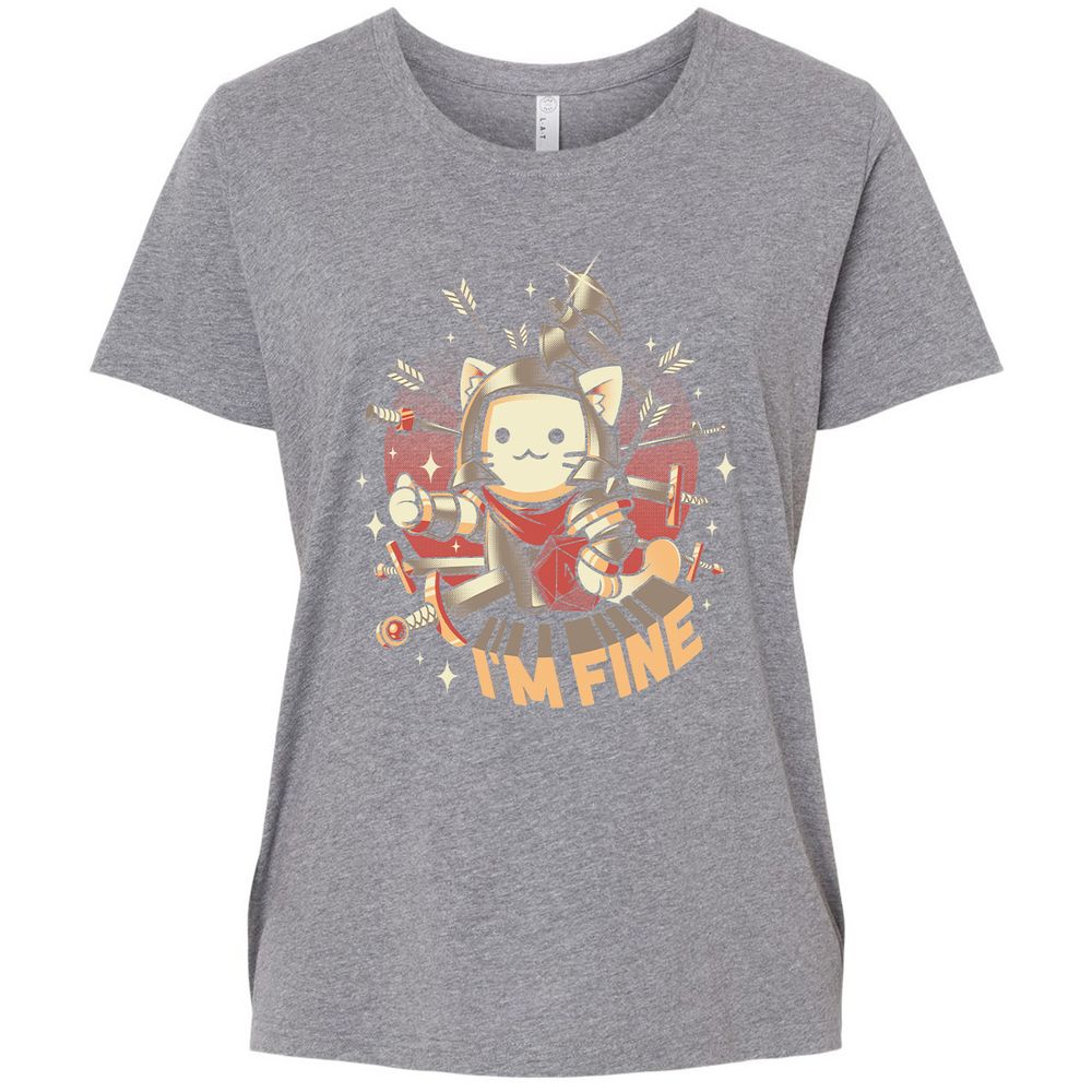 Ladies Curvy Jersey - ZMK5VT66 - Granite Heather - 9