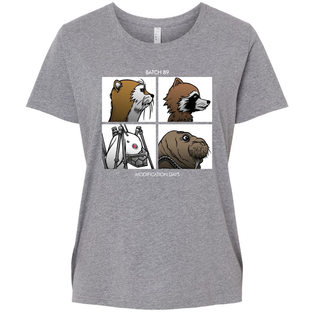 Ladies Curvy Jersey - QEYFZ5SB - Granite Heather - 9