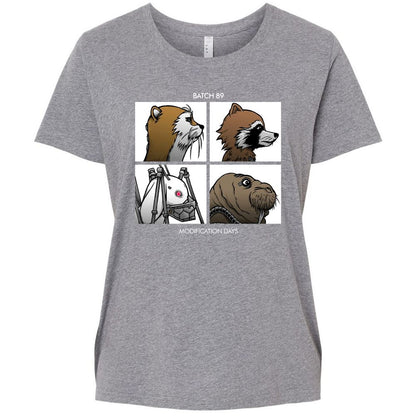 Ladies Curvy Jersey - QEYFZ5SB - Granite Heather - 9