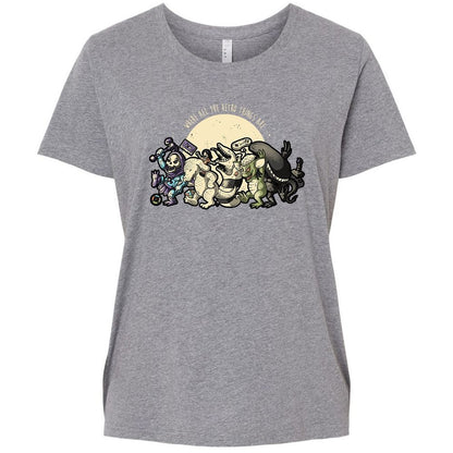 Ladies Curvy Jersey - AUMEEC95 - Granite Heather - 9