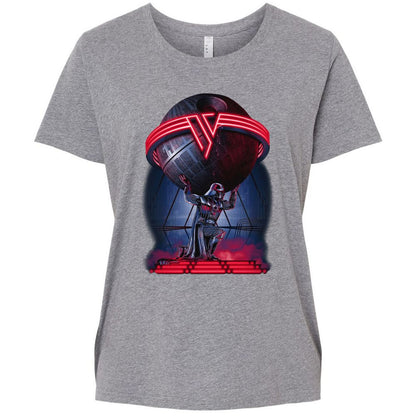 Ladies Curvy Jersey - 7YJQJN3B - Granite Heather - 9