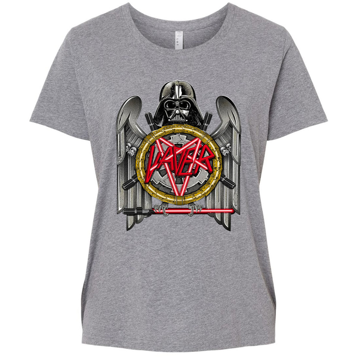 Ladies Curvy Jersey - GUCWNAB4 - Granite Heather - 9