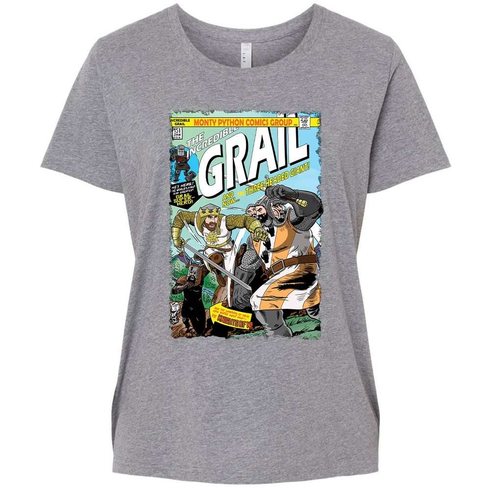 Ladies Curvy Jersey - AASFXSB8 - Granite Heather - 9