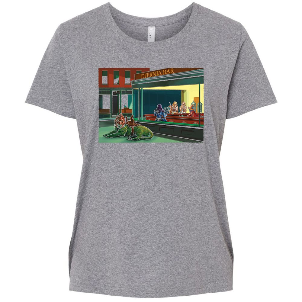 Ladies Curvy Jersey - L5K969NQ - Granite Heather - 9