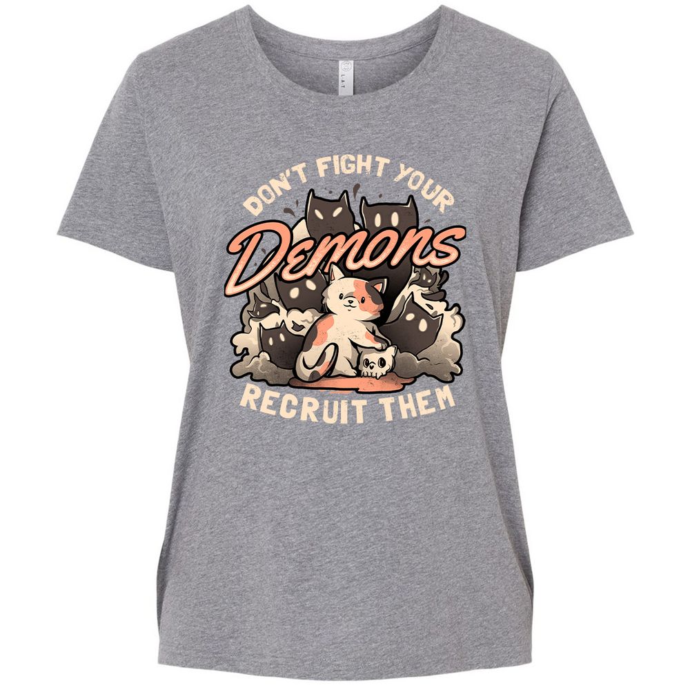 Ladies Curvy Jersey - 9EFK9DJH - Granite Heather - 9