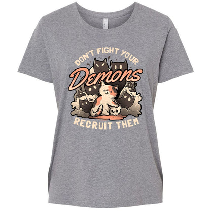 Ladies Curvy Jersey - 9EFK9DJH - Granite Heather - 9