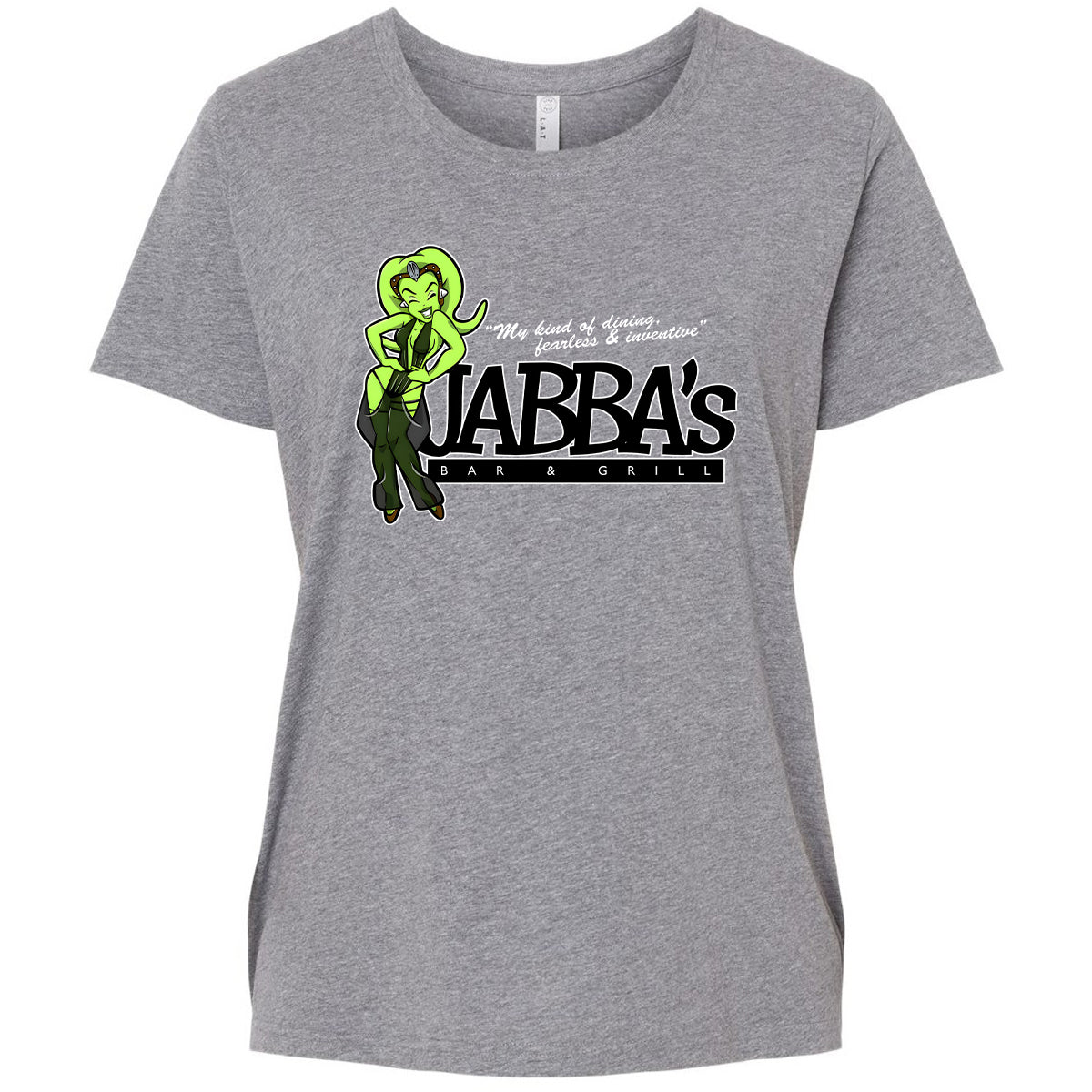 Ladies Curvy Jersey - RNGC8B6S - Granite Heather - 9