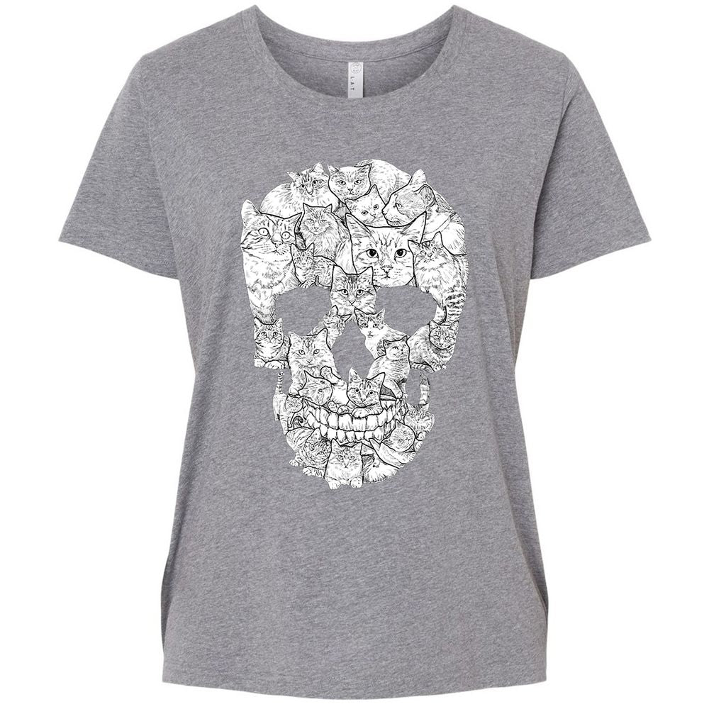 Ladies Curvy Jersey - QS67ASM8 - Granite Heather - 9