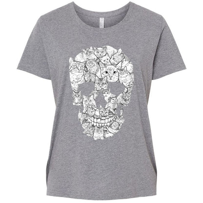 Ladies Curvy Jersey - QS67ASM8 - Granite Heather - 9