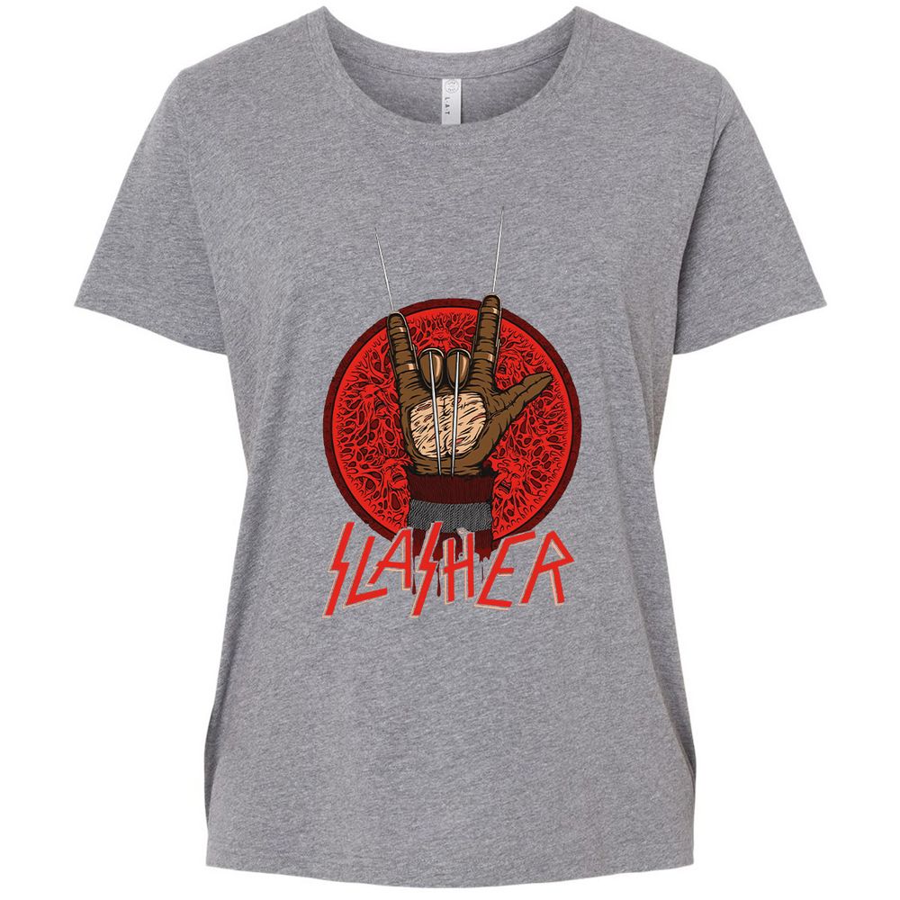 Ladies Curvy Jersey - RZEXJMFV - Granite Heather - 9