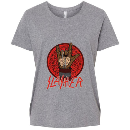 Ladies Curvy Jersey - RZEXJMFV - Granite Heather - 9