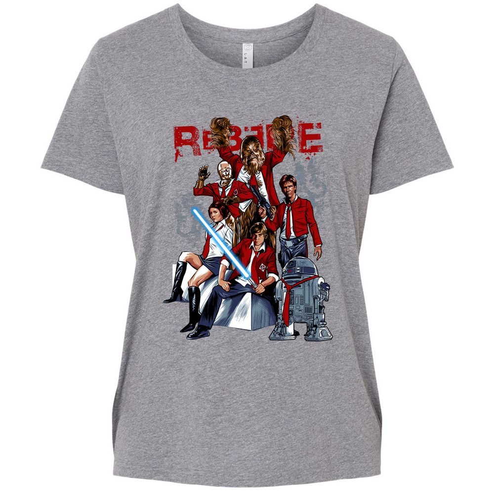 Ladies Curvy Jersey - URNN7JGH - Granite Heather - 9