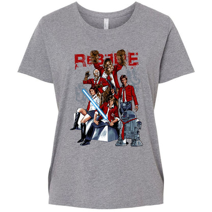 Ladies Curvy Jersey - URNN7JGH - Granite Heather - 9