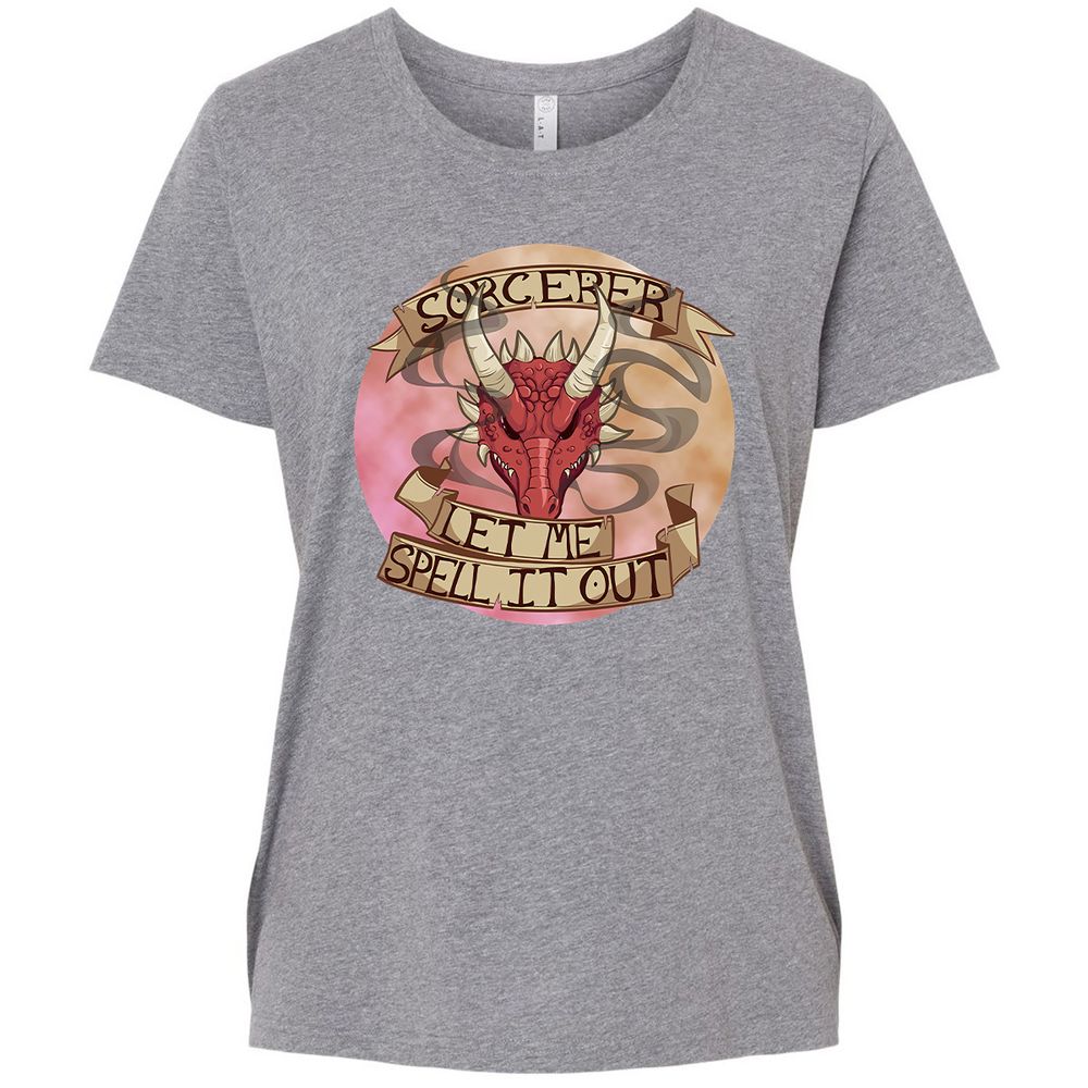 Ladies Curvy Jersey - 8SAB5MPJ - Granite Heather - 9