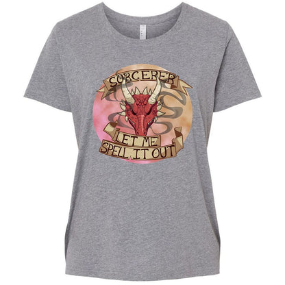 Ladies Curvy Jersey - 8SAB5MPJ - Granite Heather - 9