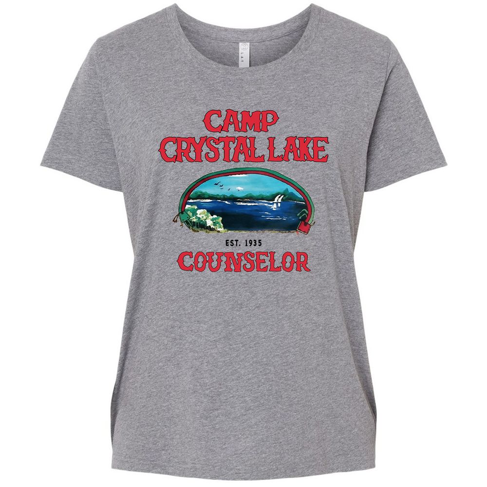 Ladies Curvy Jersey - B5JW2F1K - Granite Heather - 9