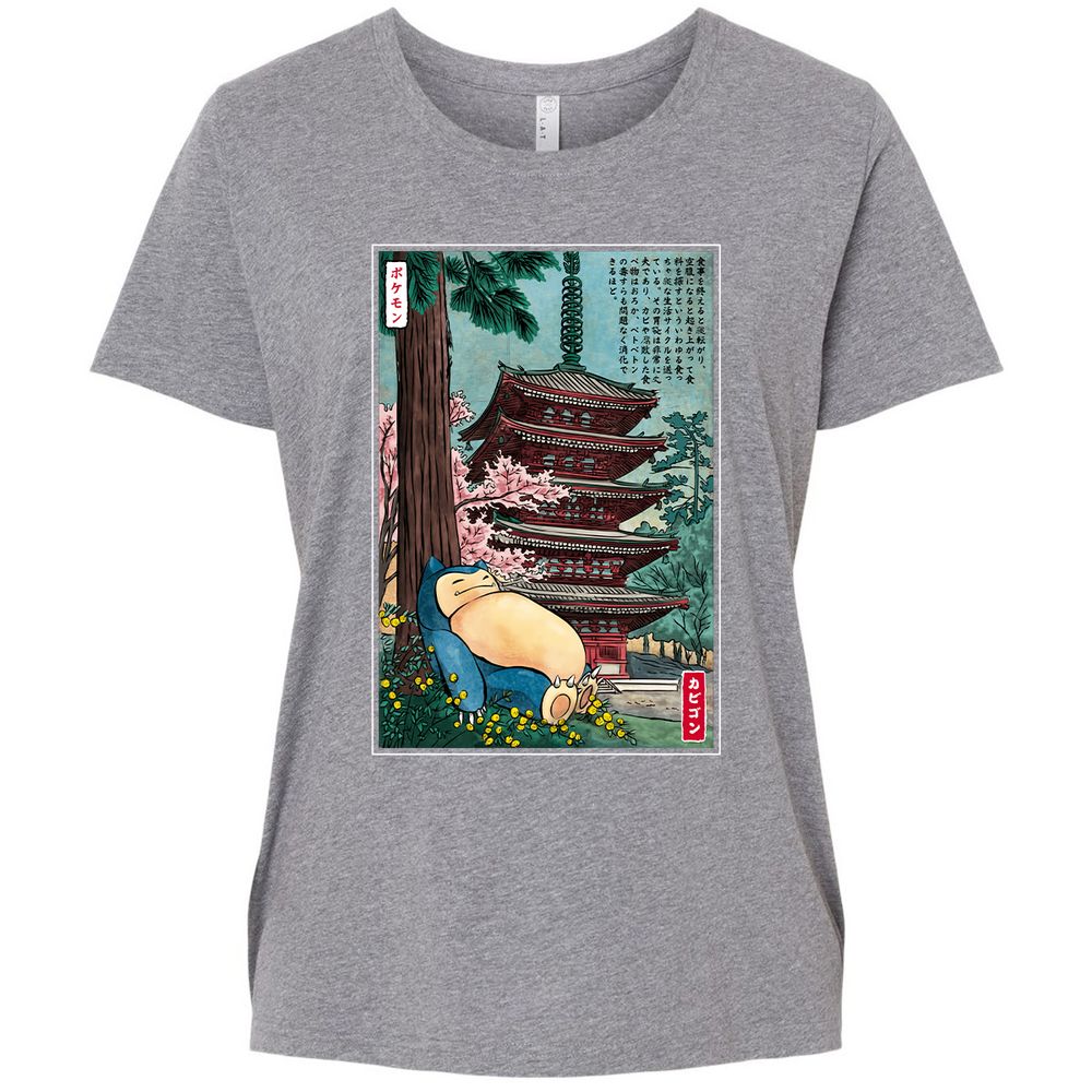 Ladies Curvy Jersey - T67YKWNW - Granite Heather - 9