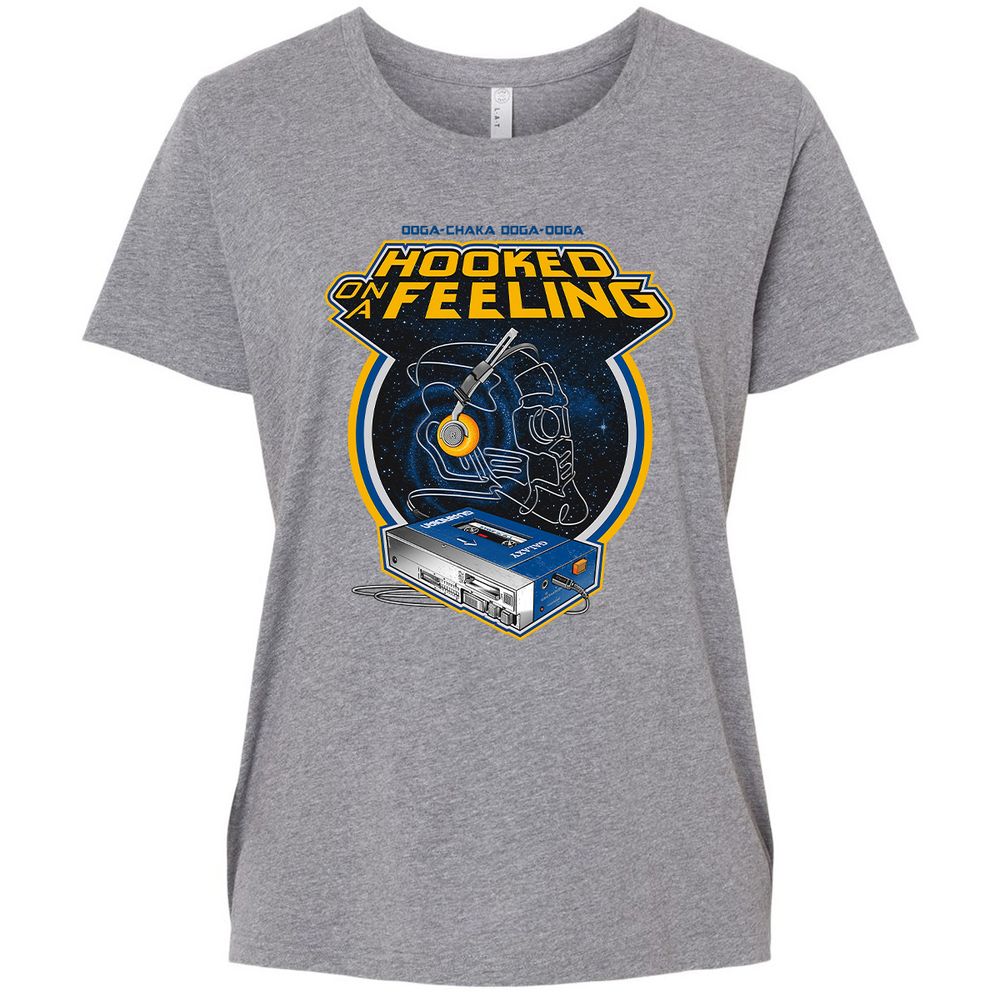 Ladies Curvy Jersey - BU5X6MQX - Granite Heather - 9