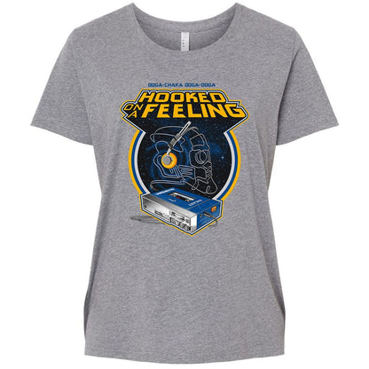 Ladies Curvy Jersey - BU5X6MQX - Granite Heather - 9