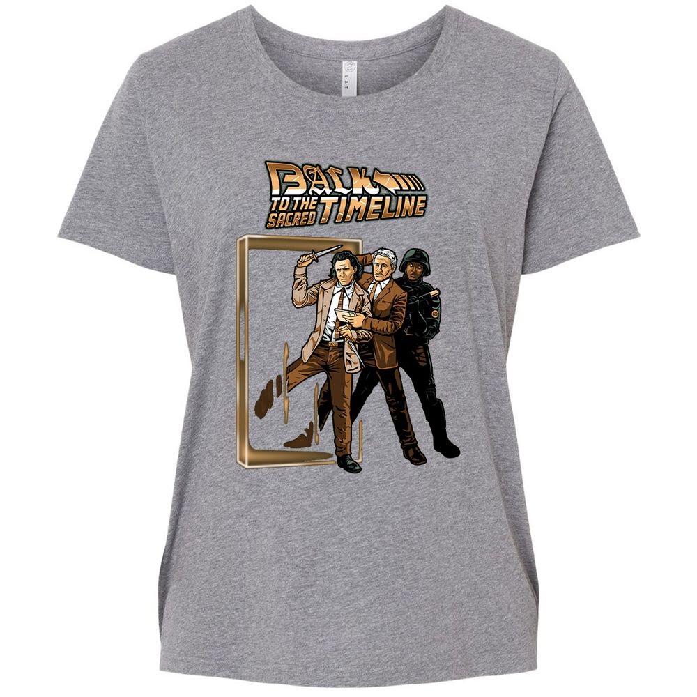 Ladies Curvy Jersey - 1KZKE3H1 - Granite Heather - 9