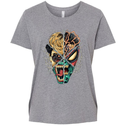 Ladies Curvy Jersey - KK2LJZDL - Granite Heather - 9