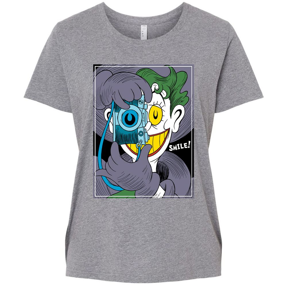 Ladies Curvy Jersey - BG2E6E6Y - Granite Heather - 9