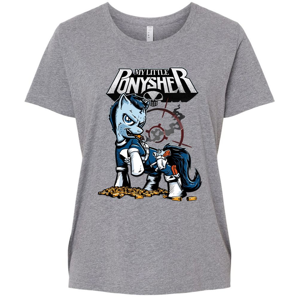 Ladies Curvy Jersey - Q11WXHMV - Granite Heather - 9