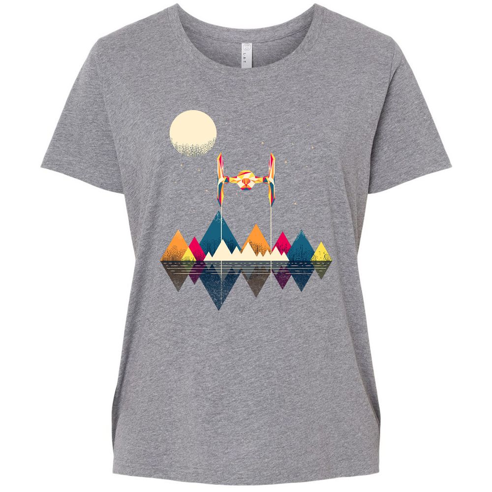 Ladies Curvy Jersey - GAM3917N - Granite Heather - 9