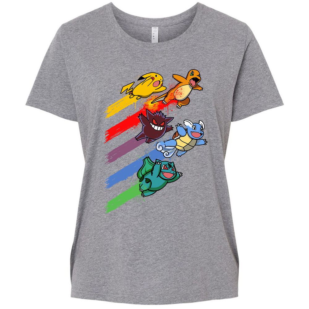 Ladies Curvy Jersey - 1E7LVCLP - Granite Heather - 9