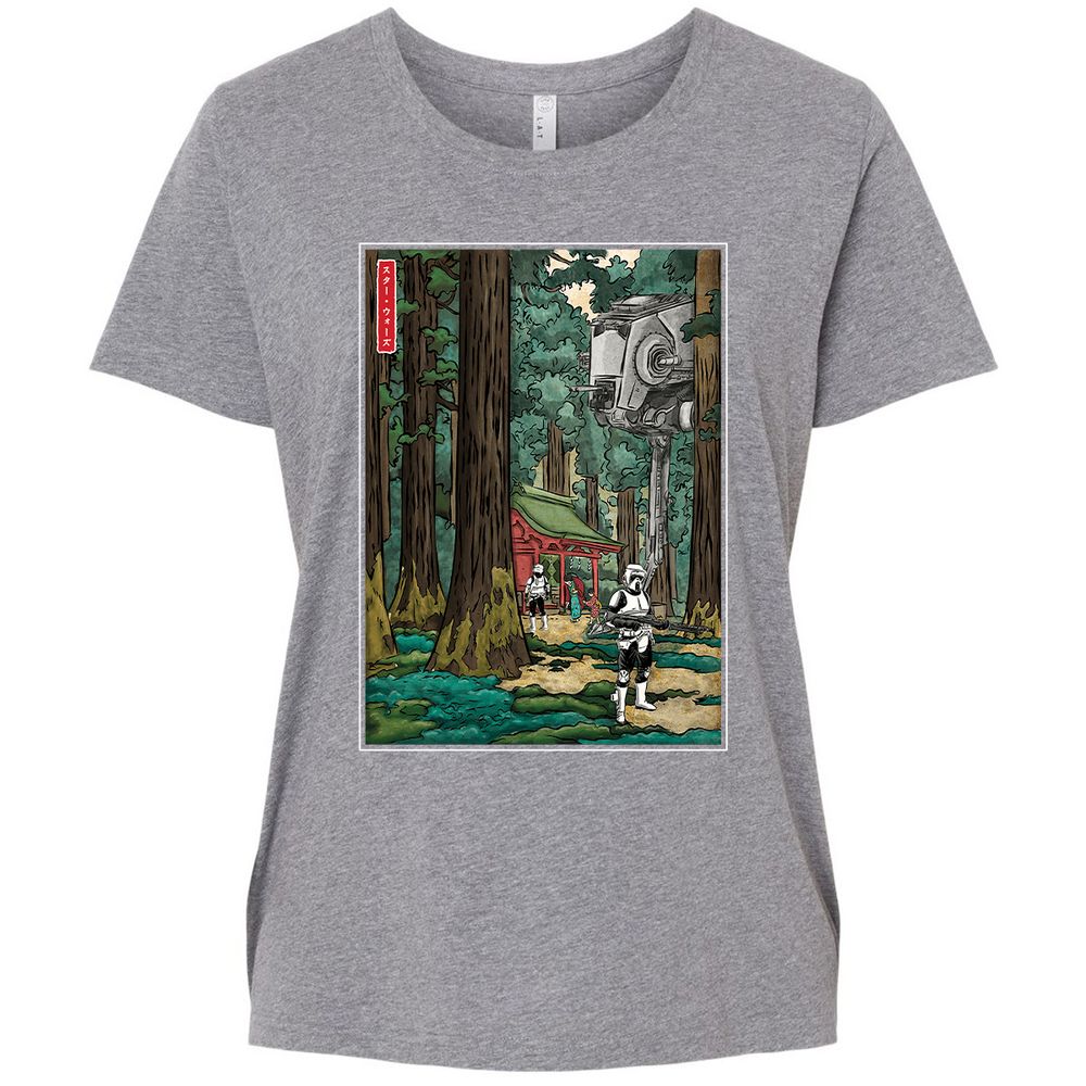 Ladies Curvy Jersey - QKDJFY2W - Granite Heather - 9