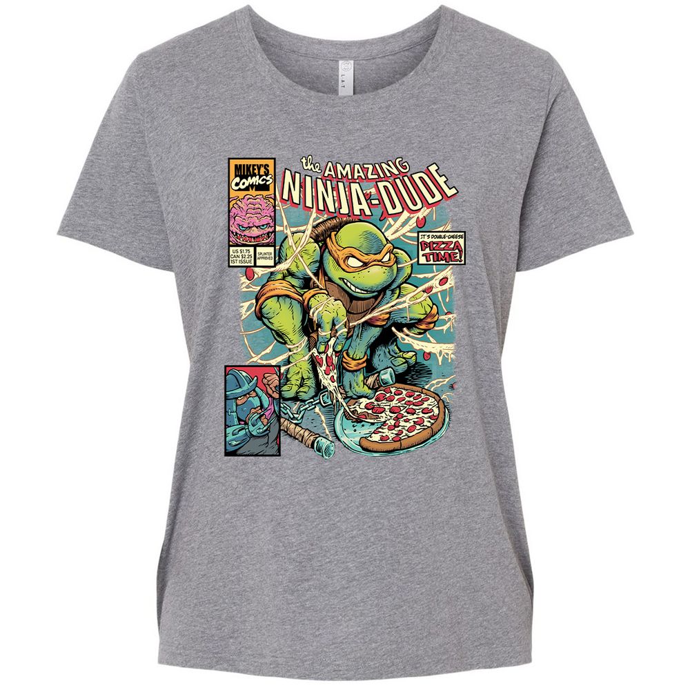 Ladies Curvy Jersey - F28MP4PY - Granite Heather - 9