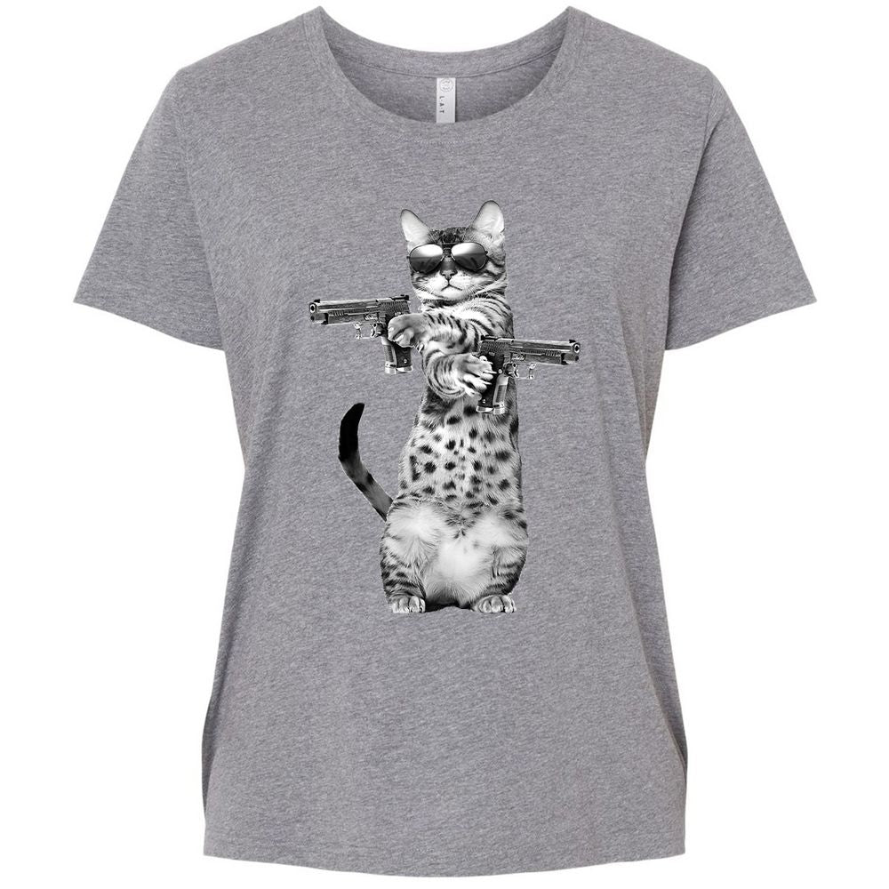 Ladies Curvy Jersey - G443LFK7 - Granite Heather - 9