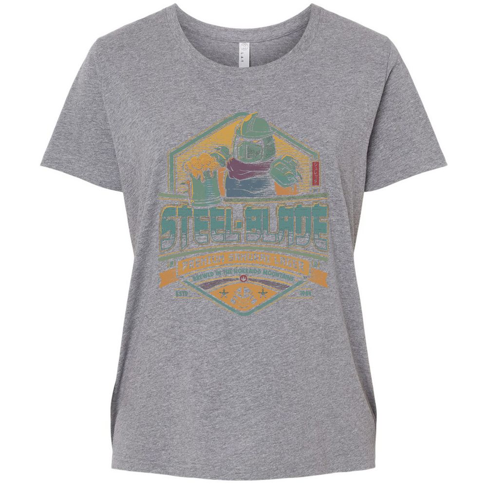 Ladies Curvy Jersey - TQV63DVP - Granite Heather - 9