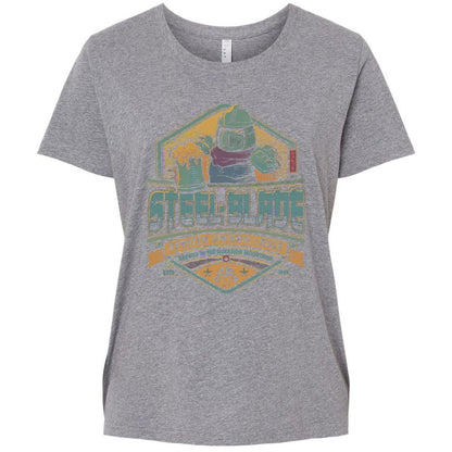 Ladies Curvy Jersey - TQV63DVP - Granite Heather - 9