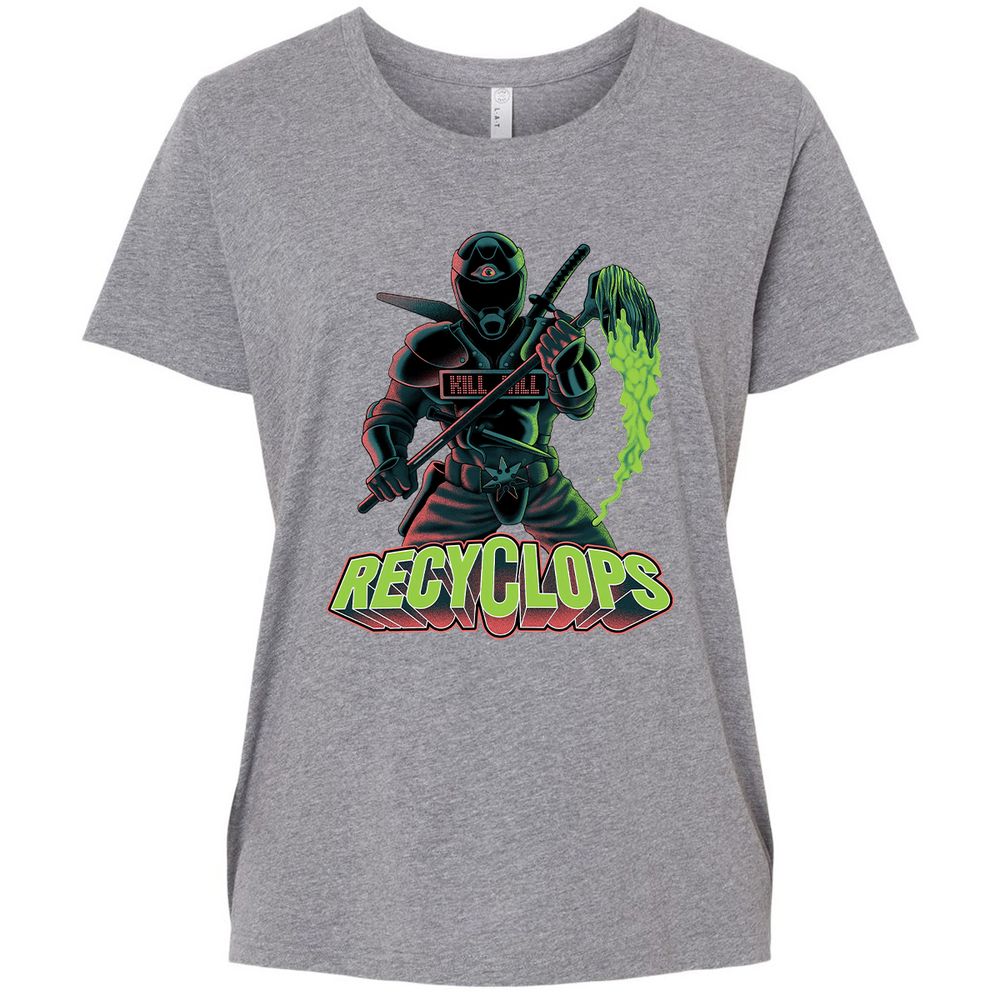 Ladies Curvy Jersey - S5MMCAMS - Granite Heather - 9