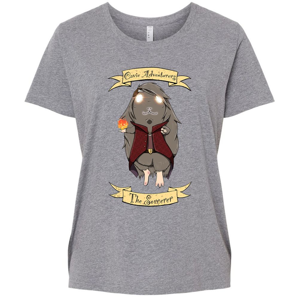 Ladies Curvy Jersey - B3FULKR2 - Granite Heather - 9