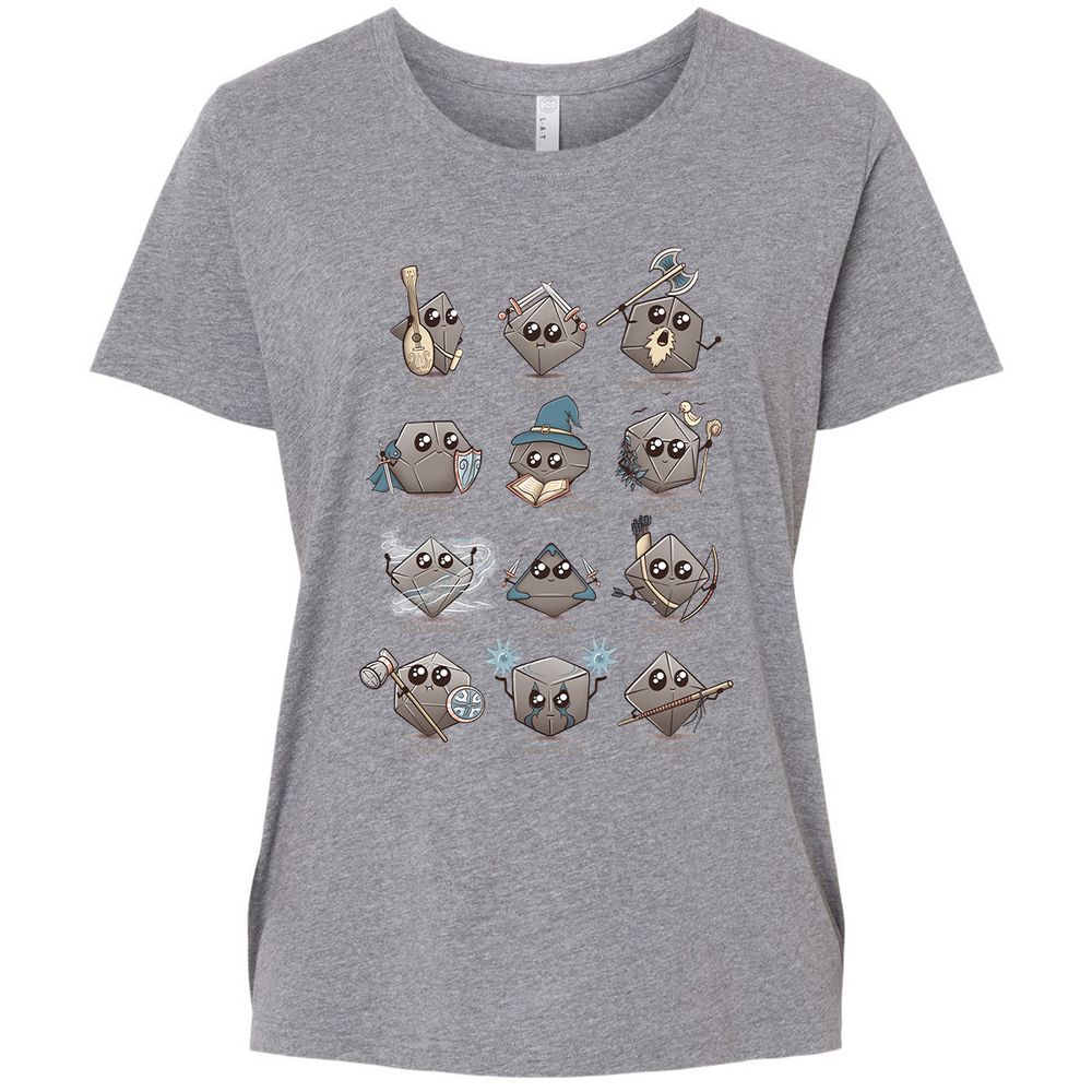 Ladies Curvy Jersey - N3C6B4QB - Granite Heather - 9