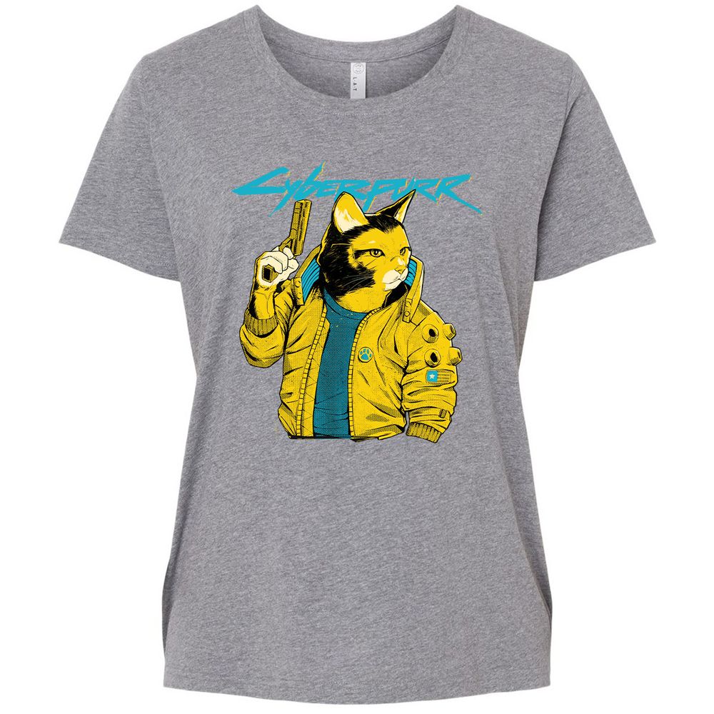 Ladies Curvy Jersey - WFJB6LYF - Granite Heather - 9